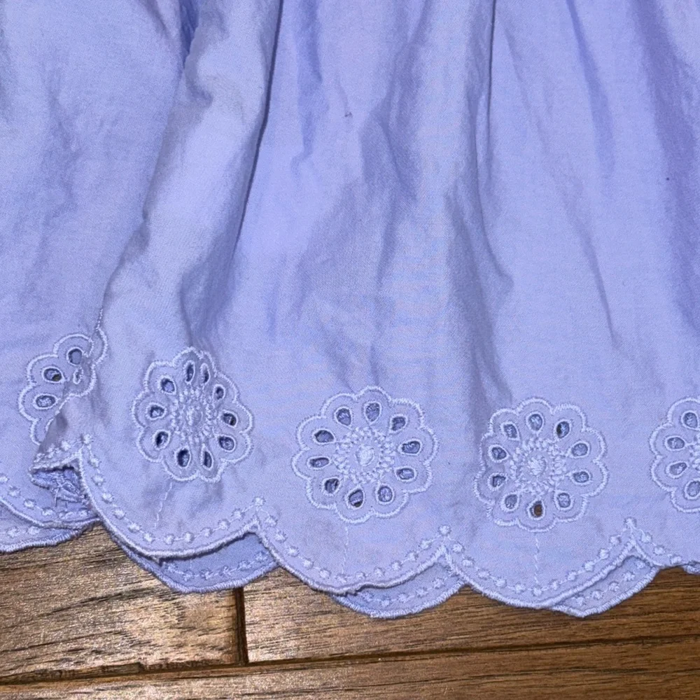 GAP KIDS Girls Purple Eyelet Border Skirt - Size M (8) - 100% Cotton